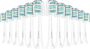 Replacement Toothbrush Heads for Philips Sonicare Replacement Heads, Electric Replacement Brush Head Compatible with Phillips Sonicare Electric Toothbrushs C2 4100, 12 PCS