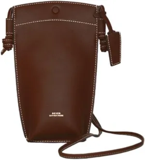 Rever Rubin Phone Crossbody Sling Bag, Leather, Fits Phone, Cards, Essentials