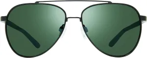 Revo Sunglasses Arthur: Polarized Crystal Glass Lens with Metal Aviator Frame