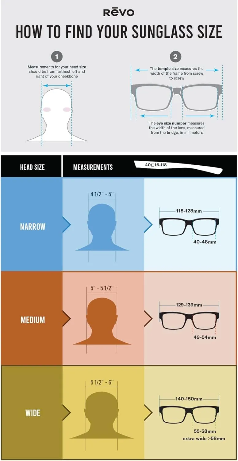 Revo Sunglasses Arthur: Polarized Crystal Glass Lens with Metal Aviator Frame