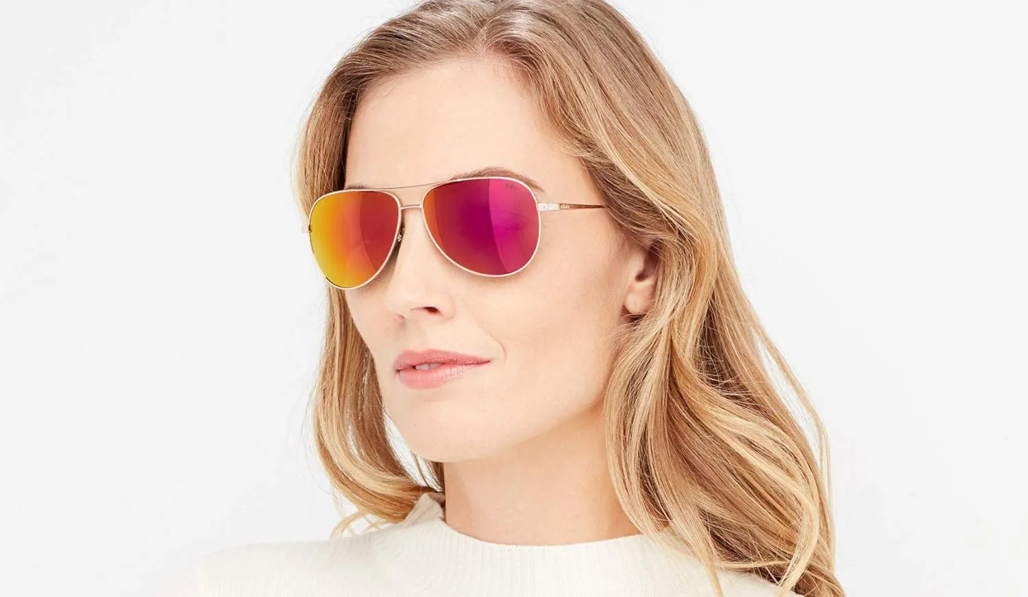 Revo Sunglasses Relay: Women's Polarized Lens with Medium Metal Aviator Frame
