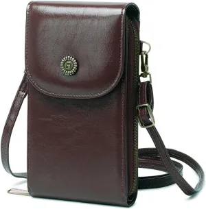 RFID anti magnetic women's phone bag PU leather phone bag versatile single shoulder crossbody bag
