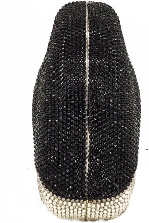Rhinestone Penguin Evening Bags Sparkle Crystal Clutch Bling Animal Purse Lovely Party Wedding Handbag