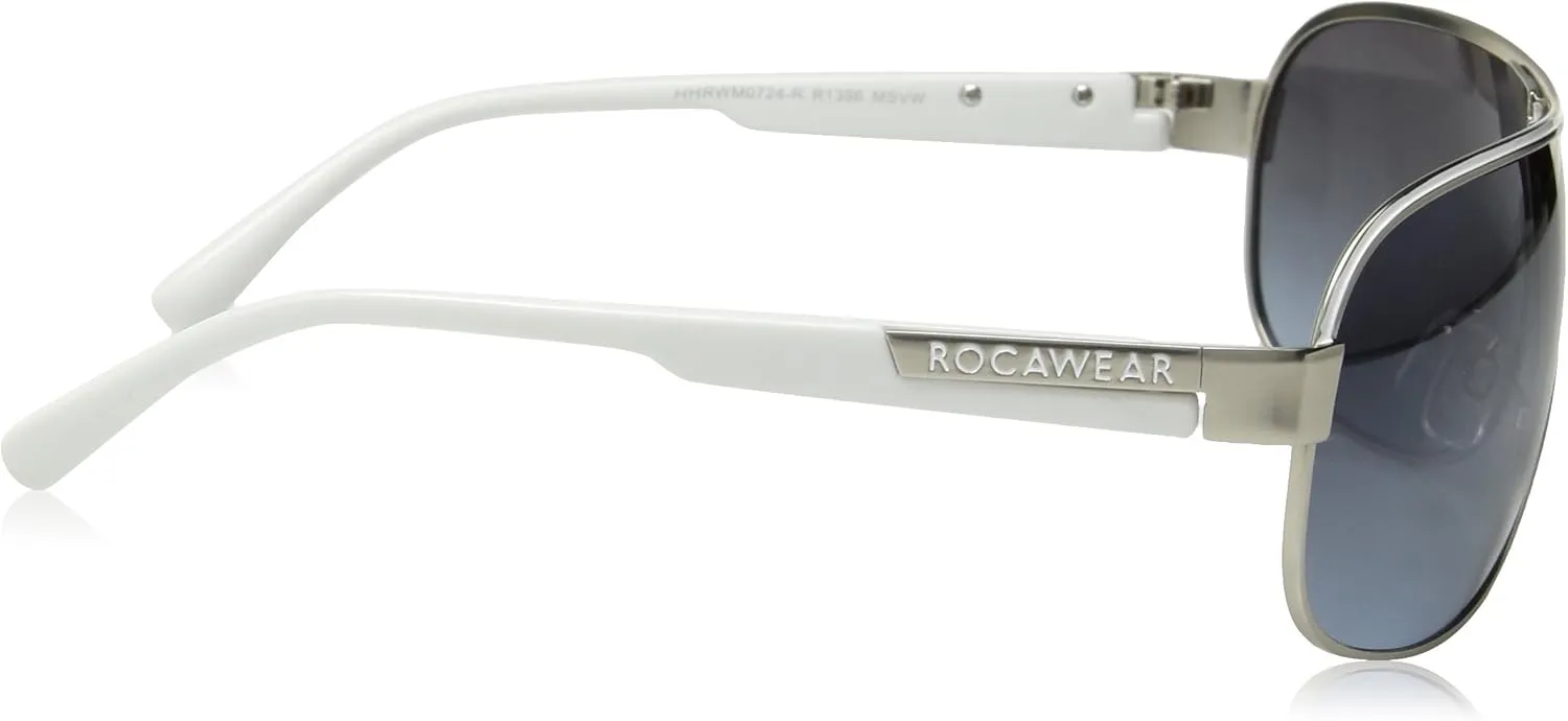 Rocawear Metal Shield UV400 Protective Rectangular Sunglasses.