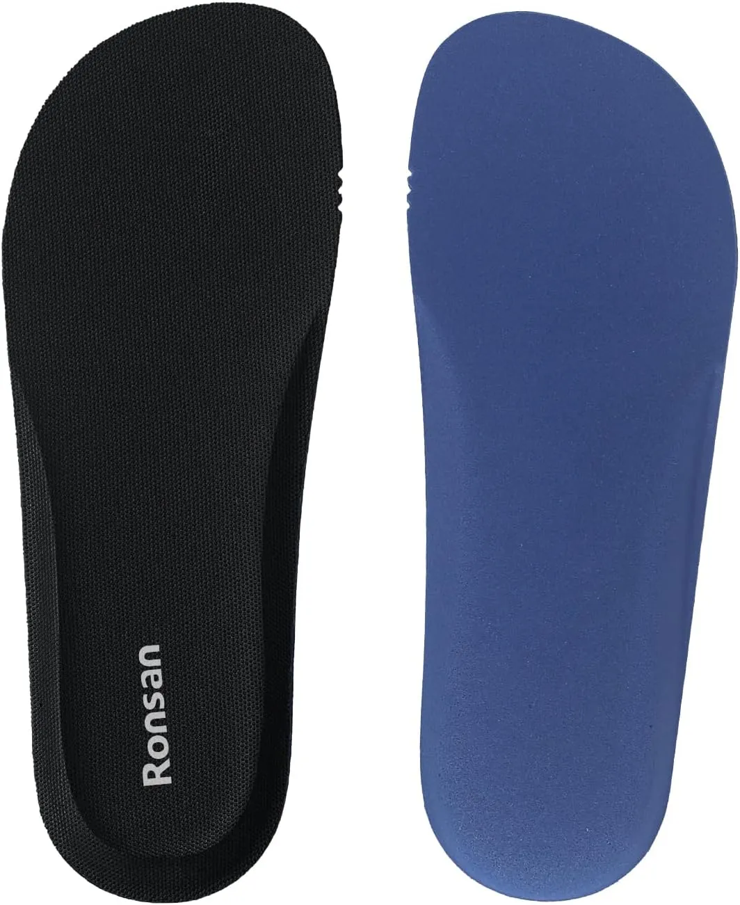 Ronsan Shoe Insoles of Clog Garden Shoes, Extra Wide Barefoot Shoe Inserts Pads for Nurse Shoes, Garden Work Sandals, Thin Replacement Insoles for Women 13 / Men Size 11, Black