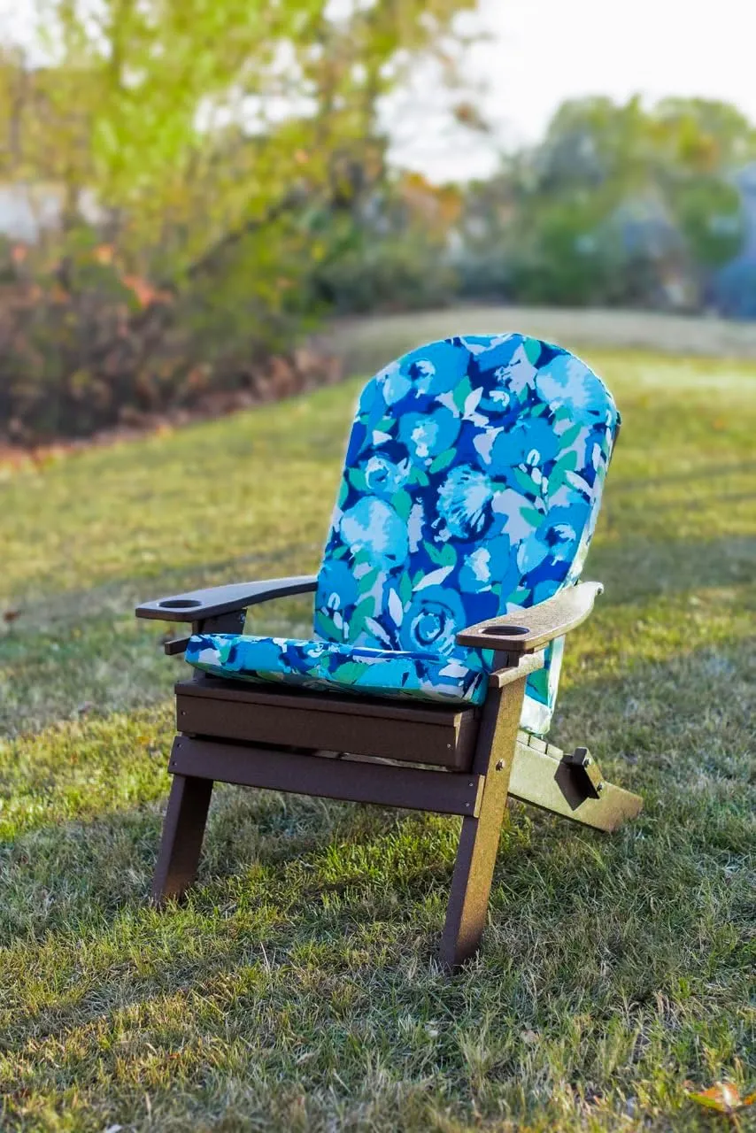 RSH DECOR: Sunbrella Foam Adirondack Chair Cushion | 48” x 20” x 2” | Sunbrella Performance Fabric | Water and Fade-Resistant | Outdoor Cushion for Patio Furniture | Canvas Aruba