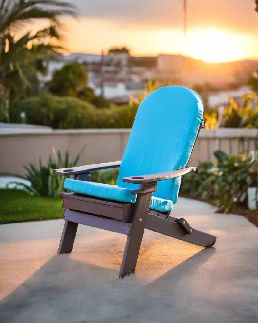 RSH DECOR: Sunbrella Foam Adirondack Chair Cushion | 48” x 20” x 2” | Sunbrella Performance Fabric | Water and Fade-Resistant | Outdoor Cushion for Patio Furniture | Canvas Aruba