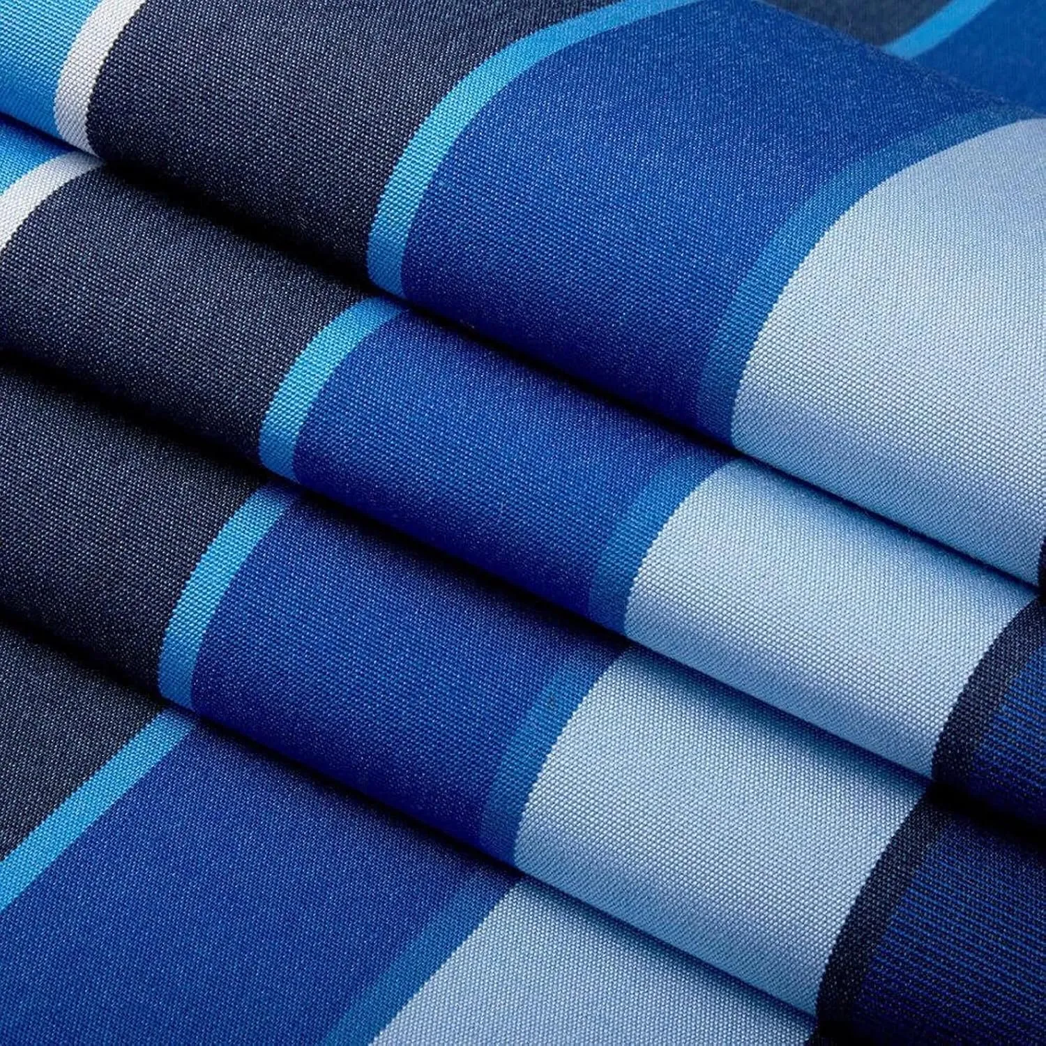 RSH DECOR: Sunbrella Lumbar Throw Pillows Set of 4 | 20" x 12" | Water and Fade-Resistant Performance Fabric | Outdoor Pillow Covers with Down-Alternative Inserts | Milano Cobalt