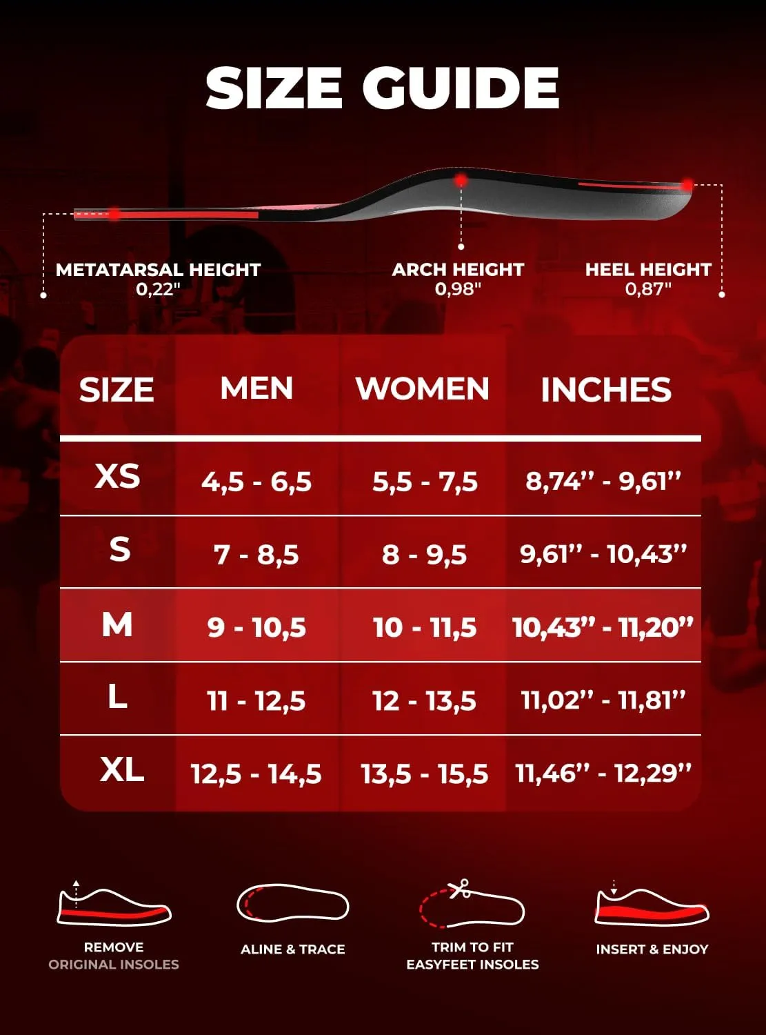 Running Athletic Shoe Insoles Men Women - Sport Insole - Shock Absorption Inserts - Walking Hiking Hockey Tennis Basketball - Orthotic Comfort Cushions Inserts Sneakers