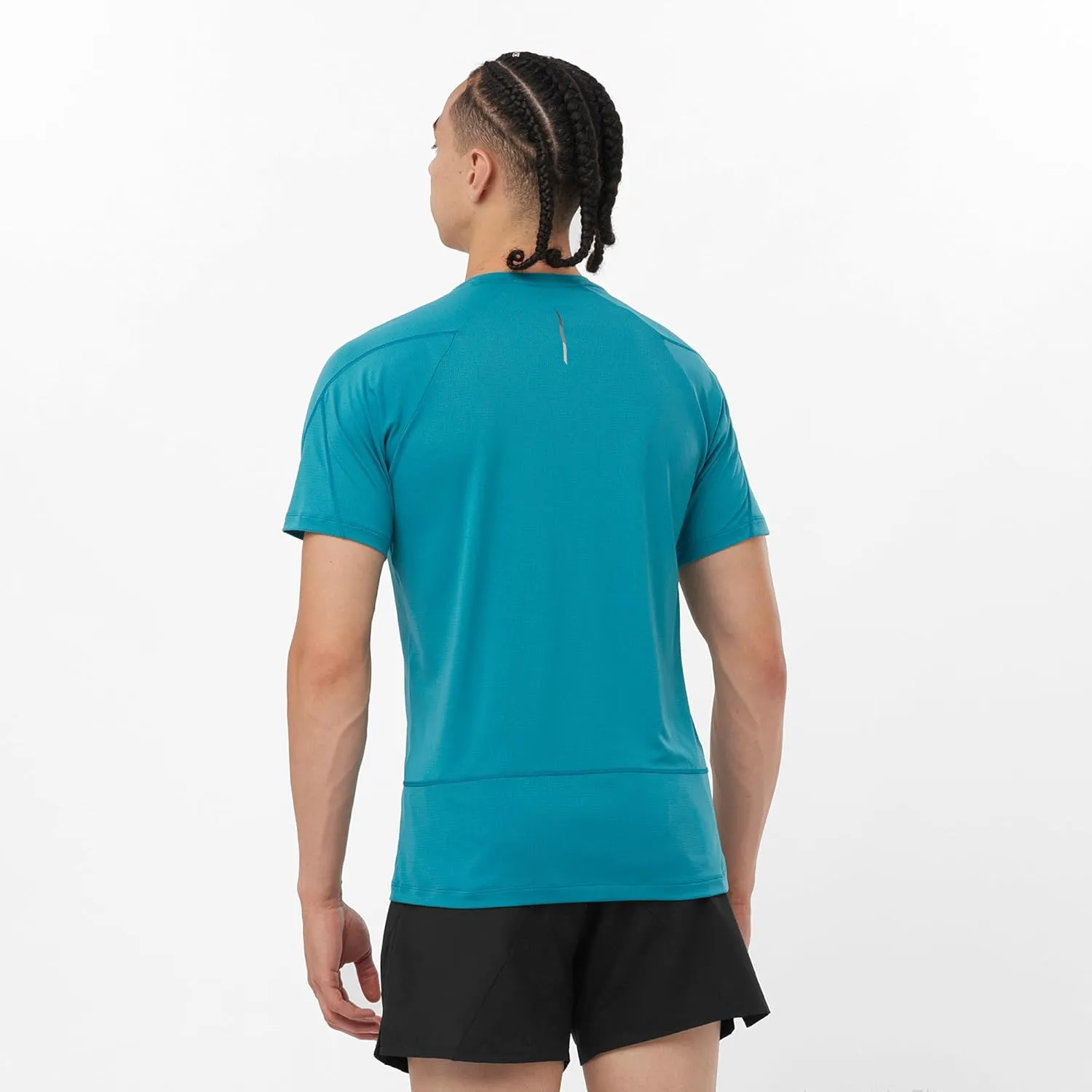 Salomon Men's Cross Run Ss Tee M-Citronelle-Sulphur S
