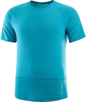 Salomon Men's Cross Run Ss Tee M-Citronelle-Sulphur S