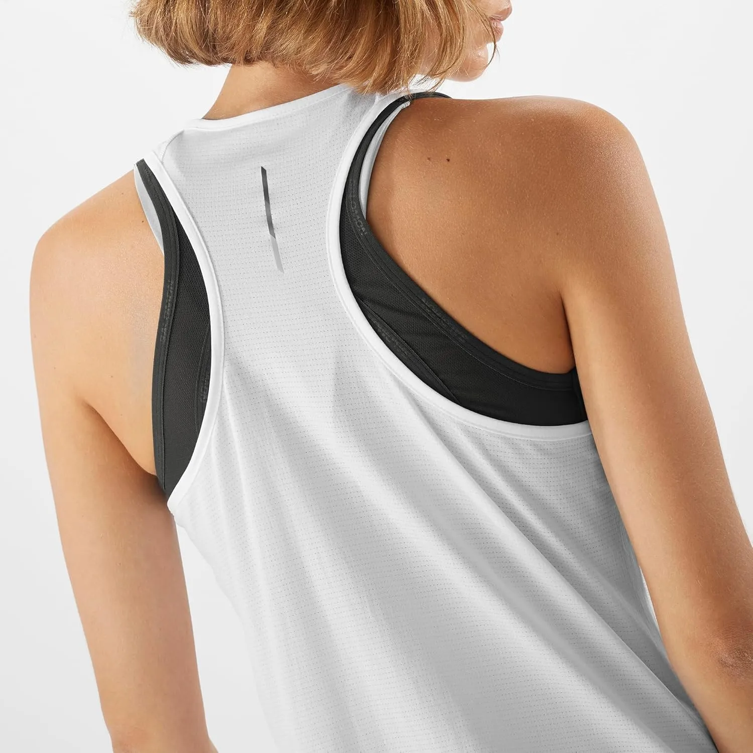 Salomon Women's Cross Run Sensifit Tank for Trail Running