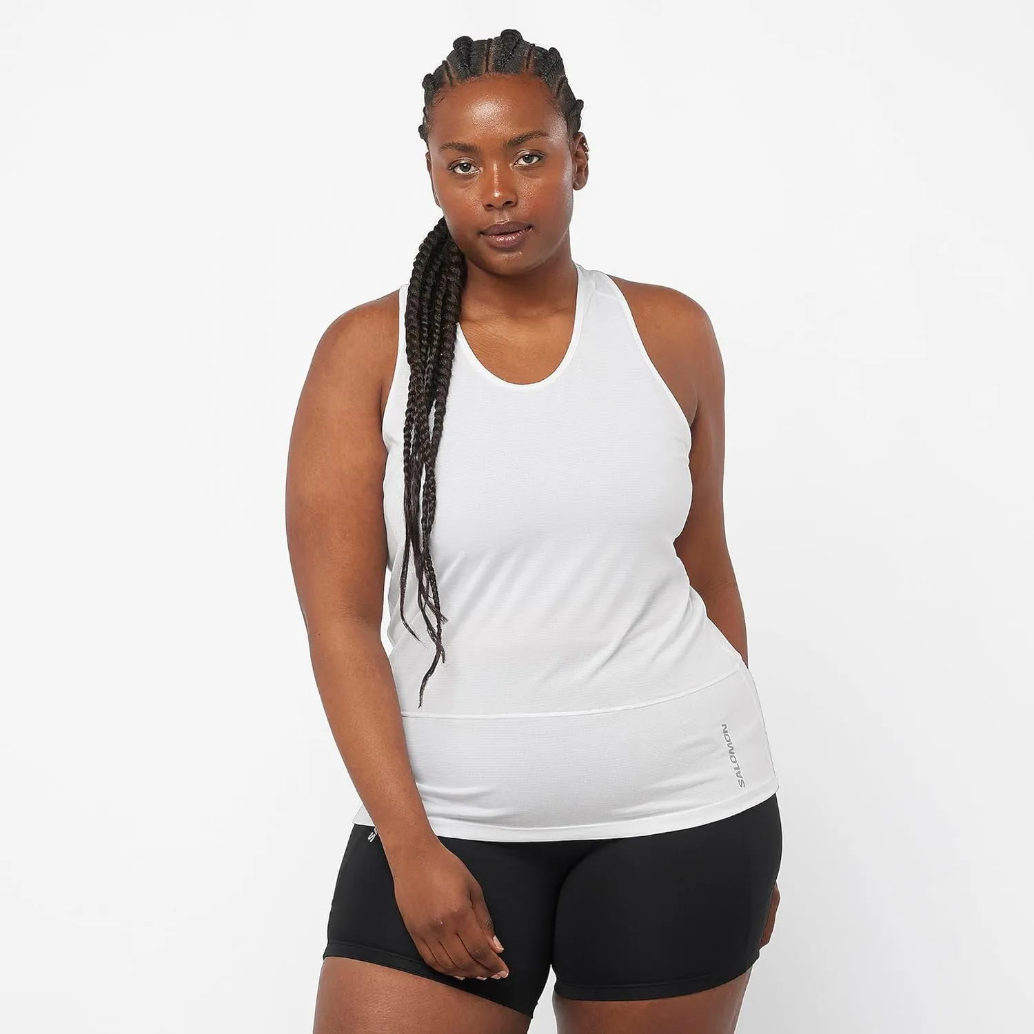 Salomon Women's Cross Run Sensifit Tank for Trail Running
