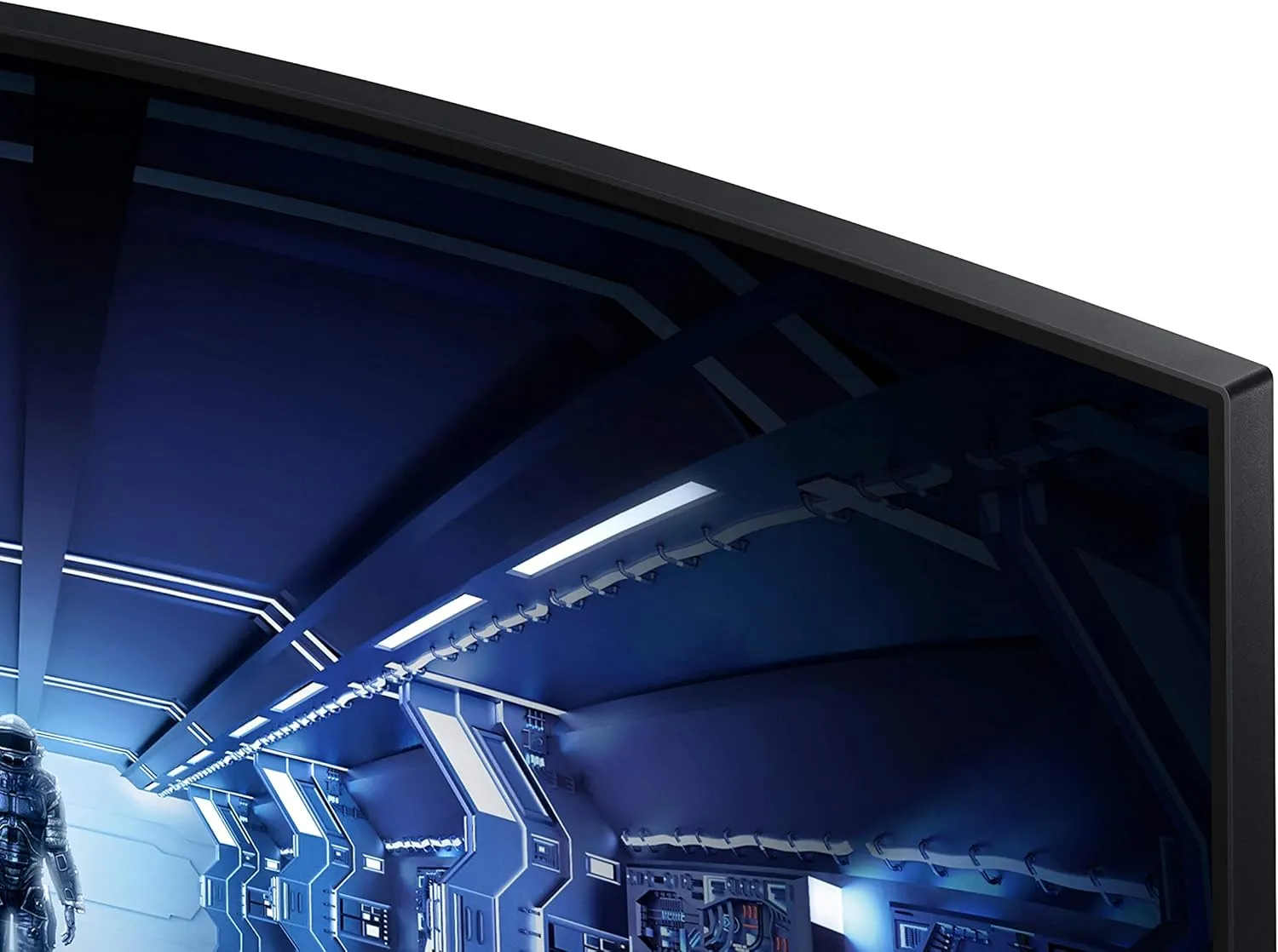 Samsung 34' Odyssey G5 Ultra-Wide Gaming Monitor with 1000R Curved Screen, 165Hz, 1ms, FreeSync Premium, Large Display, Eye Comfort, Multiple Ports, WQHD, LC34G55TWWNXZA, 2020, Black
