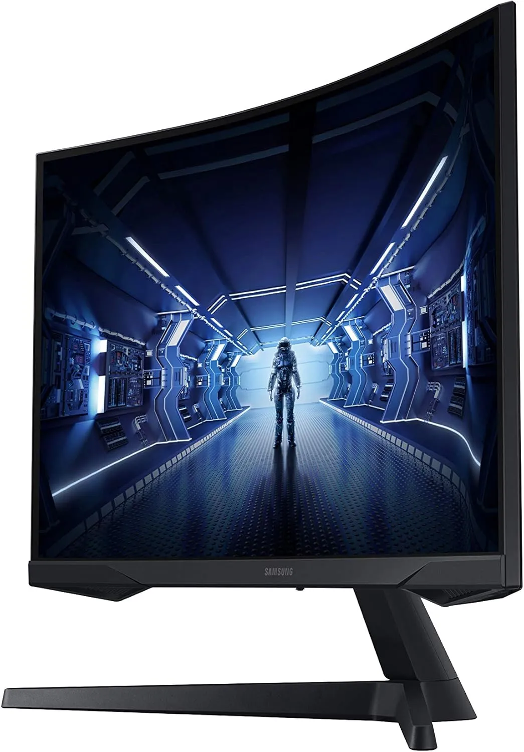 Samsung 34' Odyssey G5 Ultra-Wide Gaming Monitor with 1000R Curved Screen, 165Hz, 1ms, FreeSync Premium, Large Display, Eye Comfort, Multiple Ports, WQHD, LC34G55TWWNXZA, 2020, Black