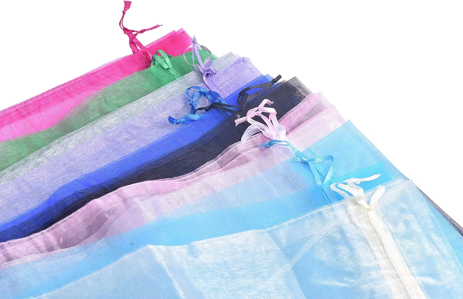 Sansam Extra Large Drawstring Organza Gift Bags, 20pcs 14.0''x20.0'' Mesh Bags with Drawstring for Wedding, Party Favors, Gift Storage, Sachets, Household Storage