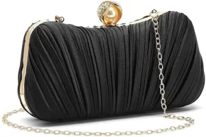 Satin Pleats Evening Bag Women‘s Dress Evening Bag