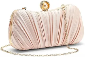 Satin Pleats Evening Bag Women‘s Dress Evening Bag
