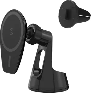 Scosche MPMSWDV iPhone MagSafe Car Mount, Magnetic Phone Holder for Car Dashboard/Windshield/Vent, Hands Free Cell Phone Holder for Car Compatible with iPhone 16/15/14/13/12 Series and Mag Safe Case