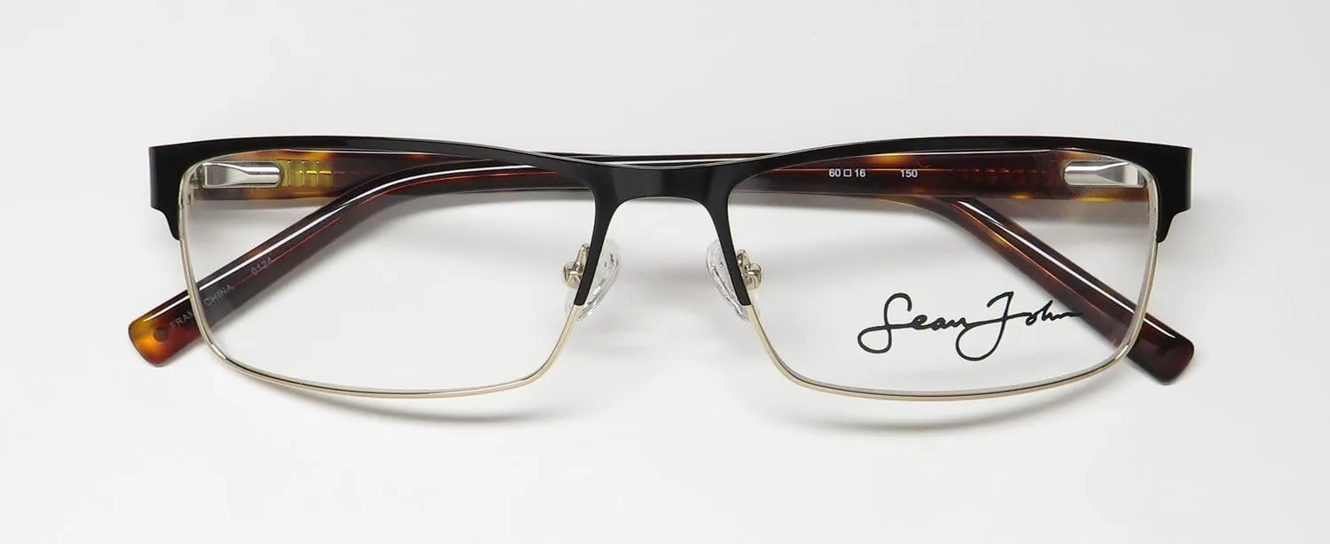 Sean John 5153 Eyeglass Frame/Glasses Premium Segment Stainless Steel Acetate