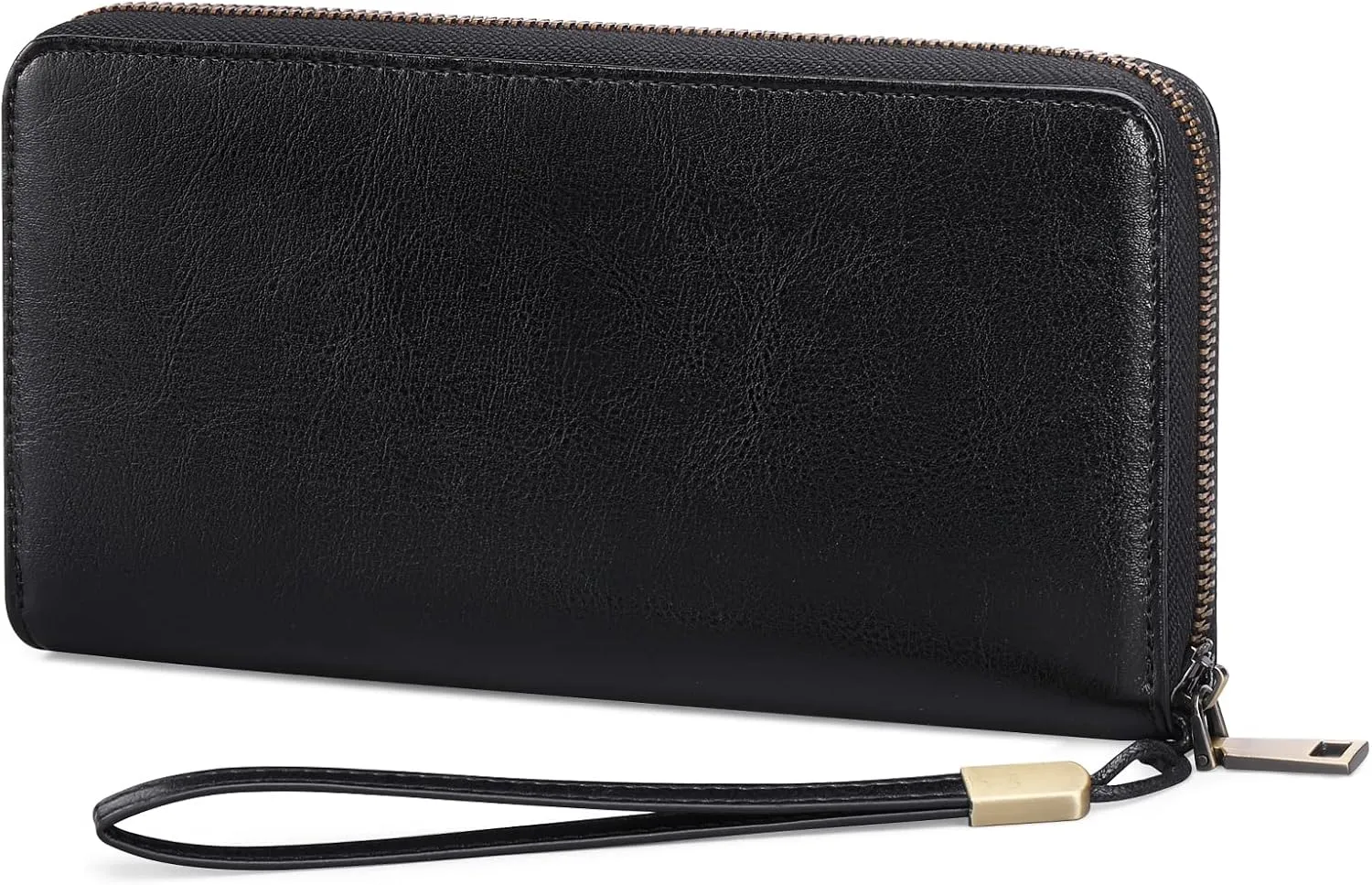 SENDEFN Leather Women's Wallets RFID Blocking Zip Around Large Capacity Long Credit Card Holder Wallet
