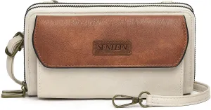 SENDEFN Small Crossbody Phone Purses for Women Vegan Leather Crossbody Bags Shoulder Handbags