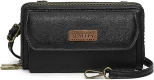 SENDEFN Small Crossbody Phone Purses for Women Vegan Leather Crossbody Bags Shoulder Handbags