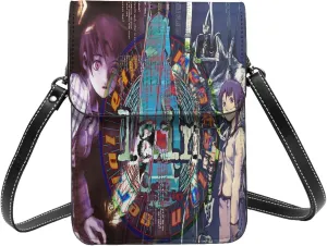 Serial Experiments Lain Wallet Phone Female Fashion Purse Adjustable Handba Crossbody Bags