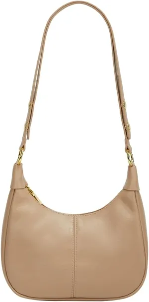 Shoulder Bag for Women Soft PU Leather Crescent Tote Handbag Retro Classic Satchel Crossbody Underarm Hobo Purse Clutch