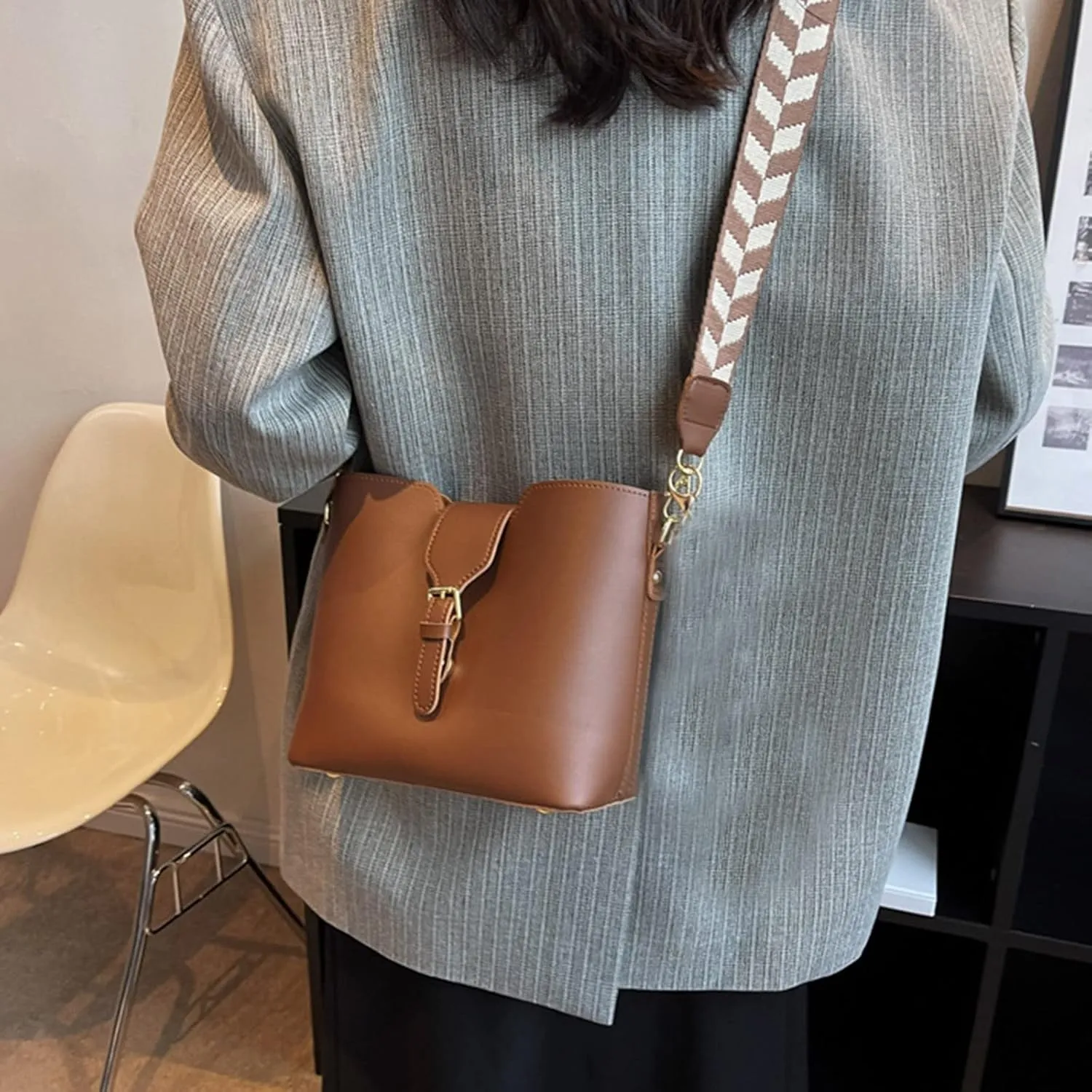 Shoulder Bags for Women Women Large Capacity The Single Shoulder Bag Fashionable Inclined Bag Set