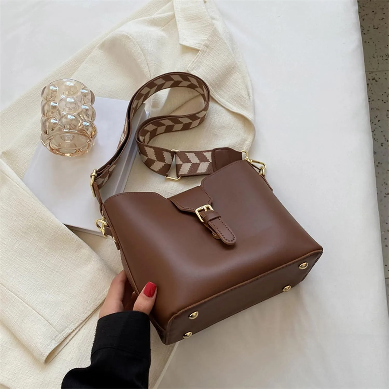 Shoulder Bags for Women Women Large Capacity The Single Shoulder Bag Fashionable Inclined Bag Set