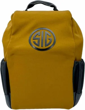 Sig Sauer Zulu Binocular Harness - Non-Magnetic Enclosed Fleece-Lined Quick-Access Outdoor Hunting Binocular Protective Carry Case, Flat Dark Earth, Medium, 6.25-7" Internal Height
