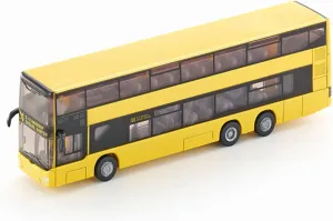 Siku 1884, Man Double-Decker City Bus, 1:87, Metal/Plastic, Yellow, Rubber Tyres