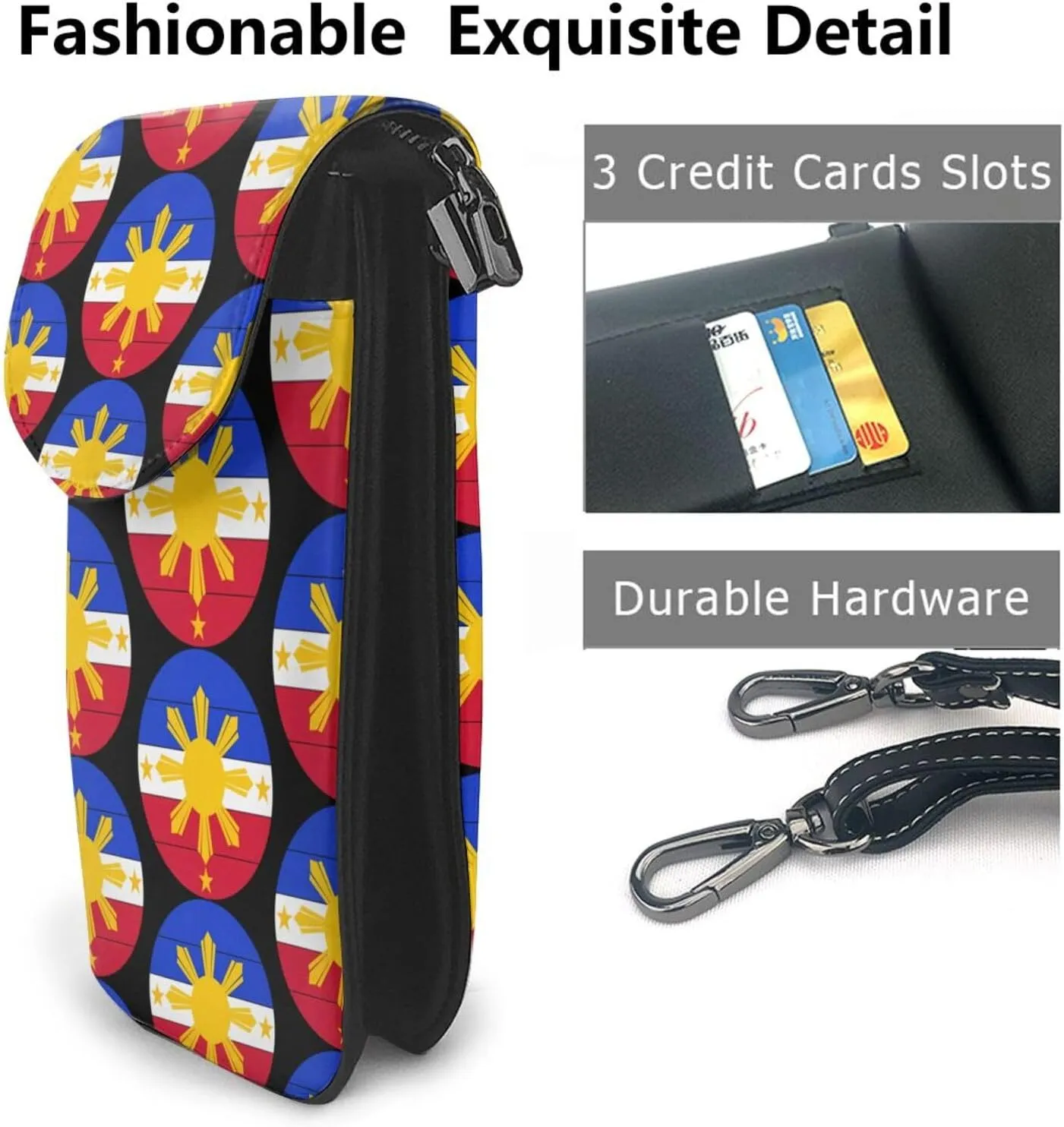 Small Cell Phone Purse Pu Leather Crossbody Cell Phone Bag Women Handbags With Shoulder Strap Holder Wallet Phones
