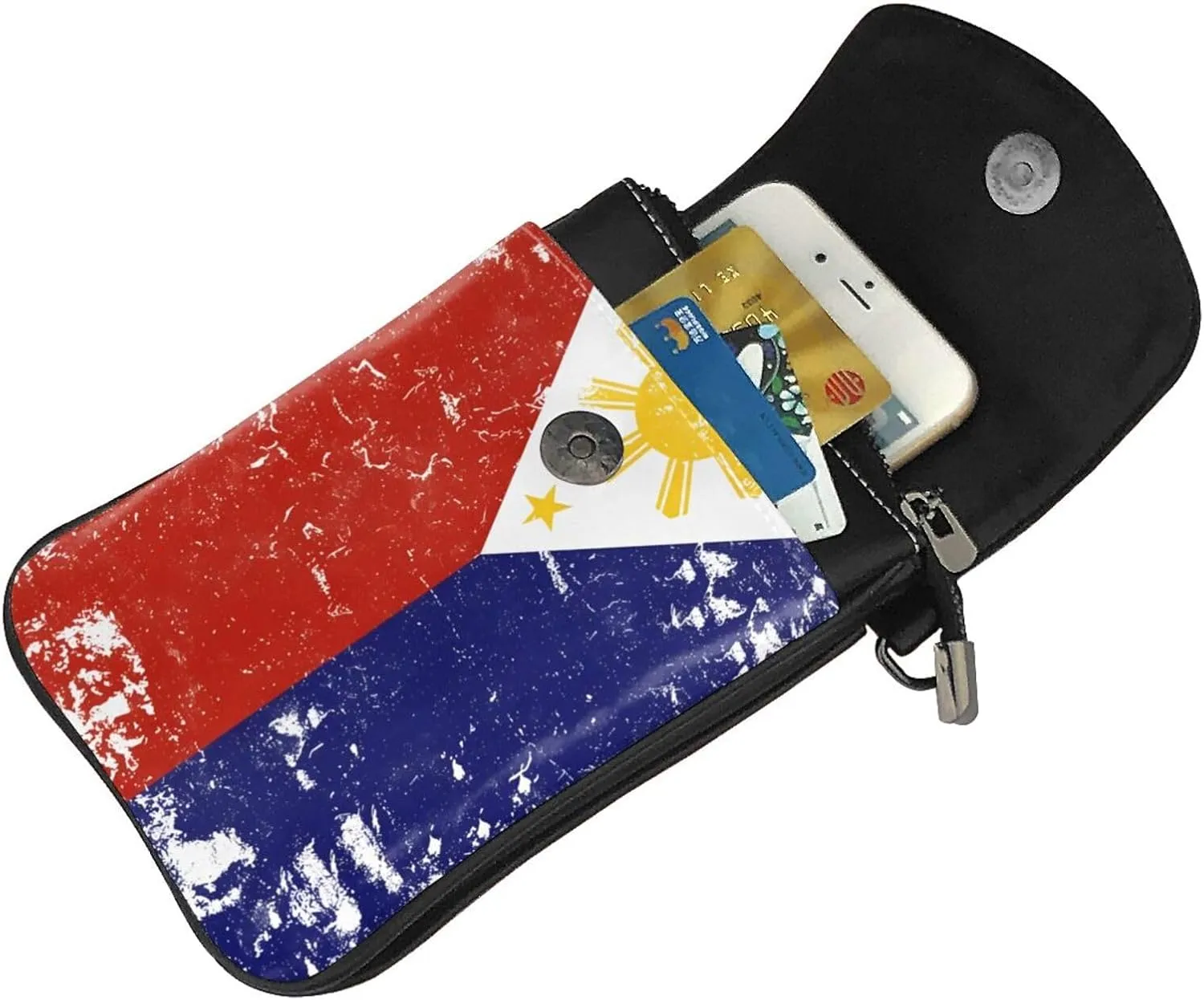 Small Cell Phone Purse Pu Leather Crossbody Cell Phone Bag Women Handbags With Shoulder Strap Holder Wallet Phones