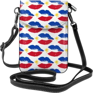 Small Cell Phone Purse Pu Leather Crossbody Cell Phone Bag Women Handbags With Shoulder Strap Holder Wallet Phones