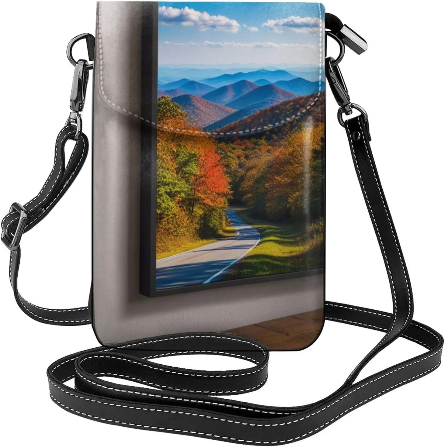 Small Crossbody Bags for Women,Leather Shoulder Bag for Cell Phone Purse with Strap and Camo Printed
