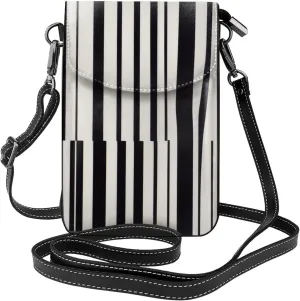 Small Crossbody Bags for Women,Leather Shoulder Bag for Cell Phone Purse with Strap and Native-American Printed
