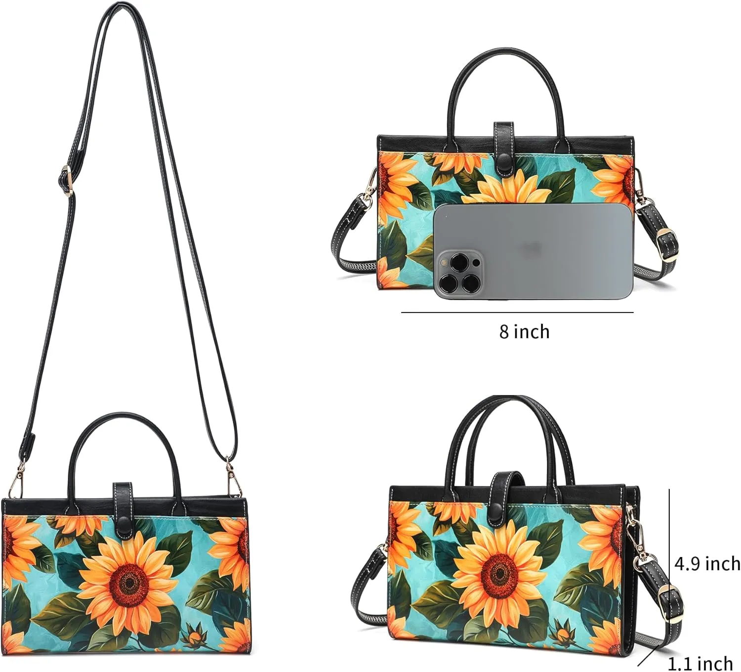 Small Crossbody Bags Shoulder Bag for Women Ladies Purse and Handbags Wallet Top Handle Handbags