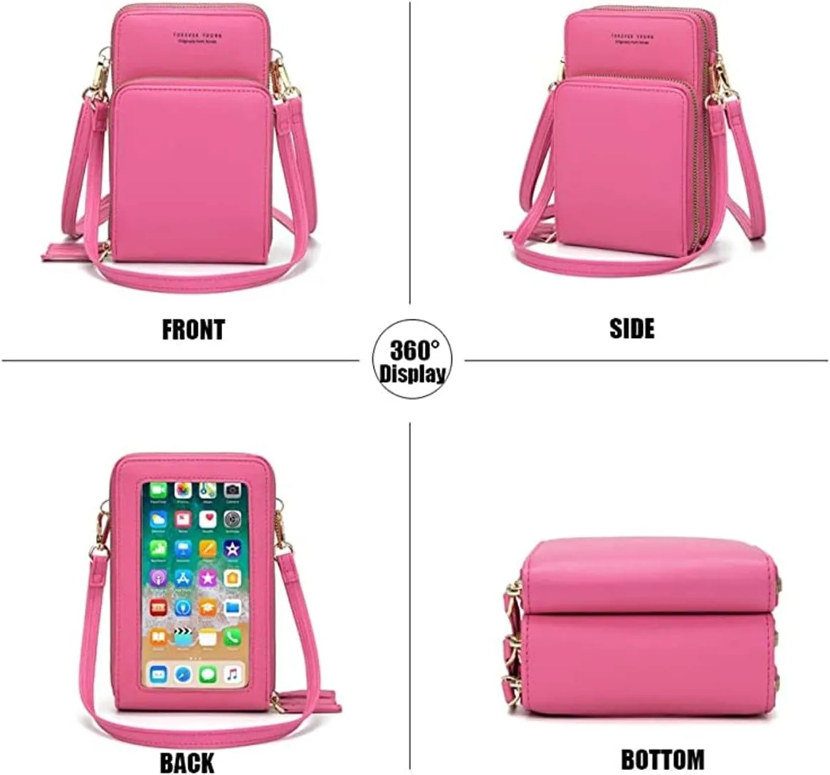 Small Crossbody Phone Bag Shoulder Bag Card holder Wallets Purse for Women & Girls