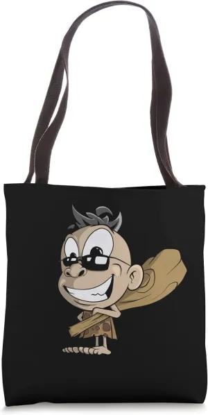 Small Neanderthal with a club Tote Bag