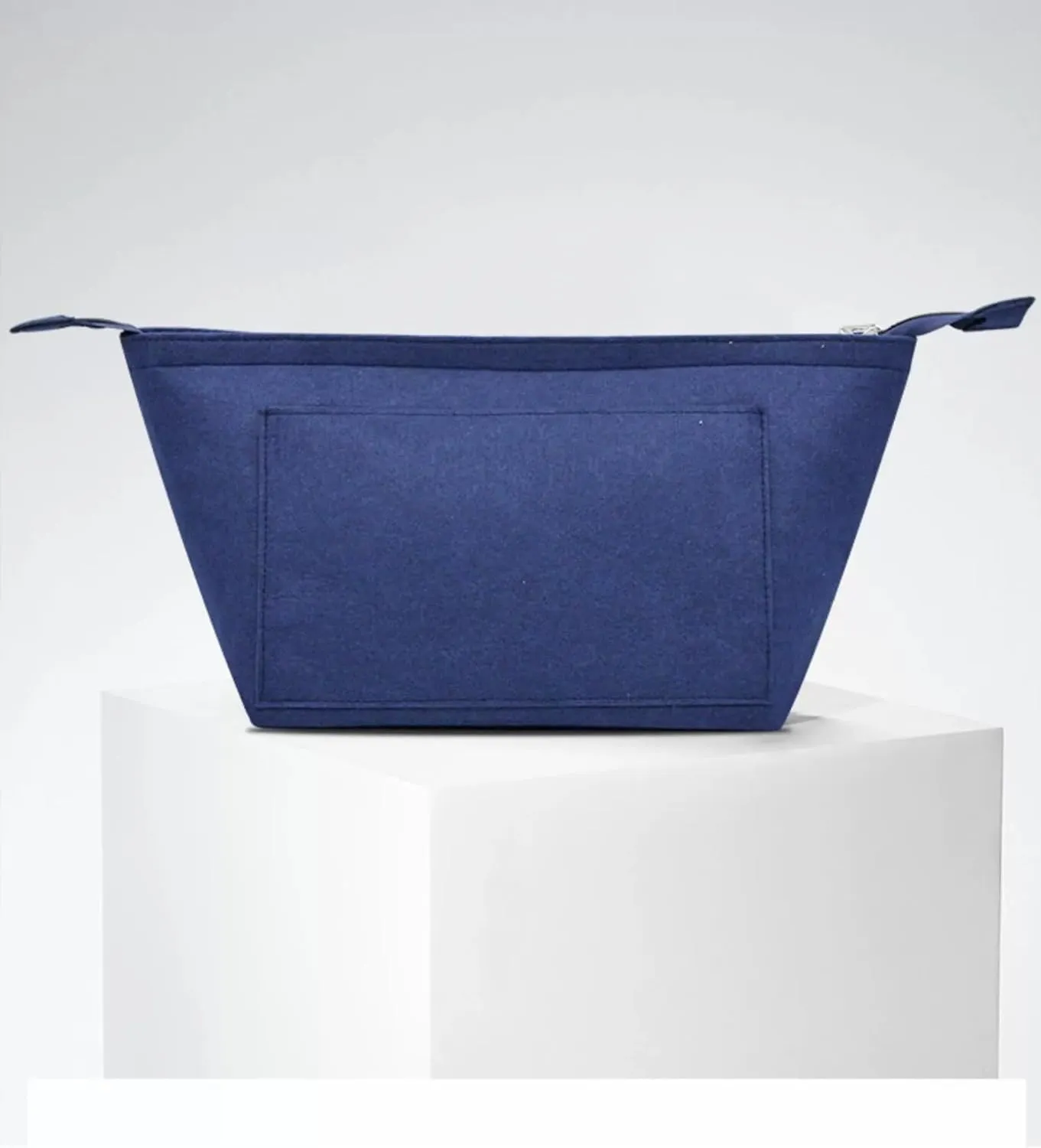 SMART DK Purse Organizer Insert for Longchamp Le Pliage Handbag Insert (Blue (zipper), Small)
