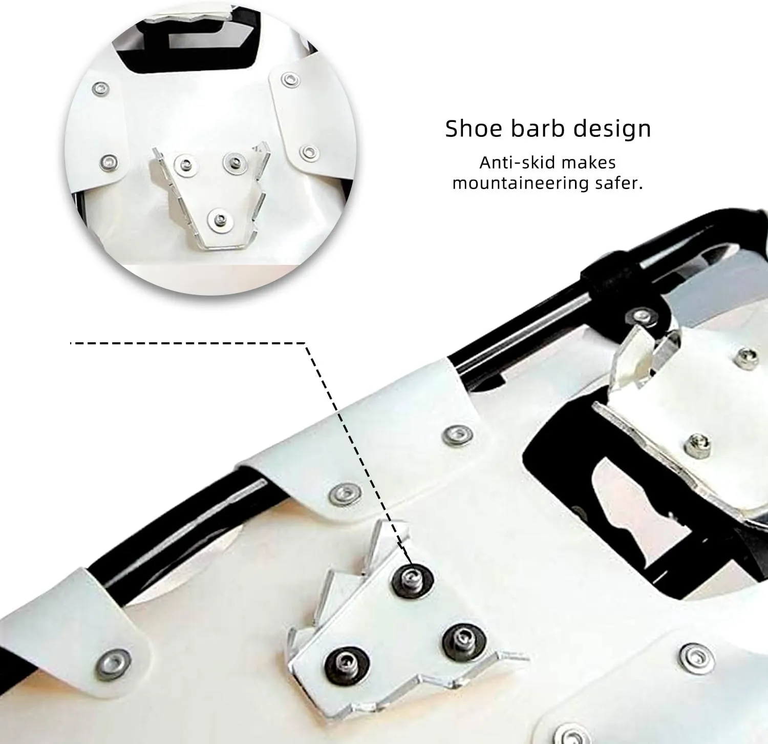 Snowshoes,Lightweight Aluminum Frame,13-Point Heavy Duty Crampons,UV Shoe Decking, and Ratchet System for Secure Fit Complete with Carry Bag for Convenient Storage and Travel