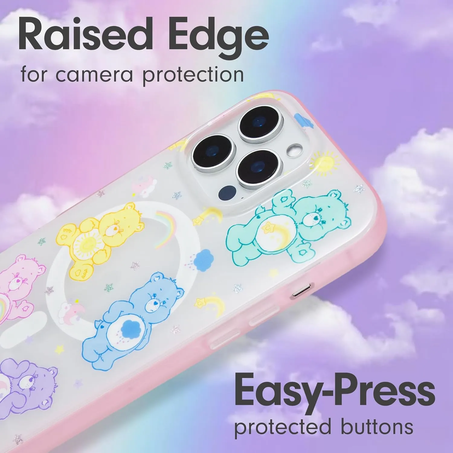 Sonix Phone Cases for iPhone 14 Pro | Compatible with MagSafe | 10ft Drop Tested | Care Bears Pastel