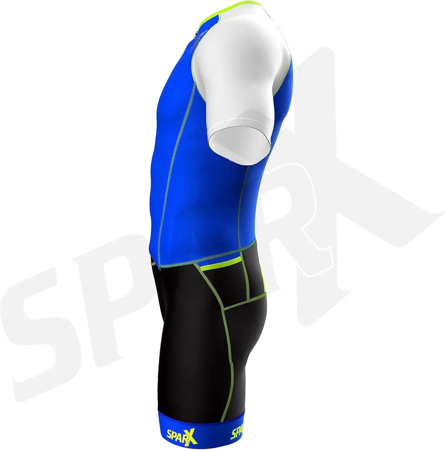Sparx Mens Elite Aerosuit Triathlon Suit Mens Short Sleeve Tri Suit Skinsuit