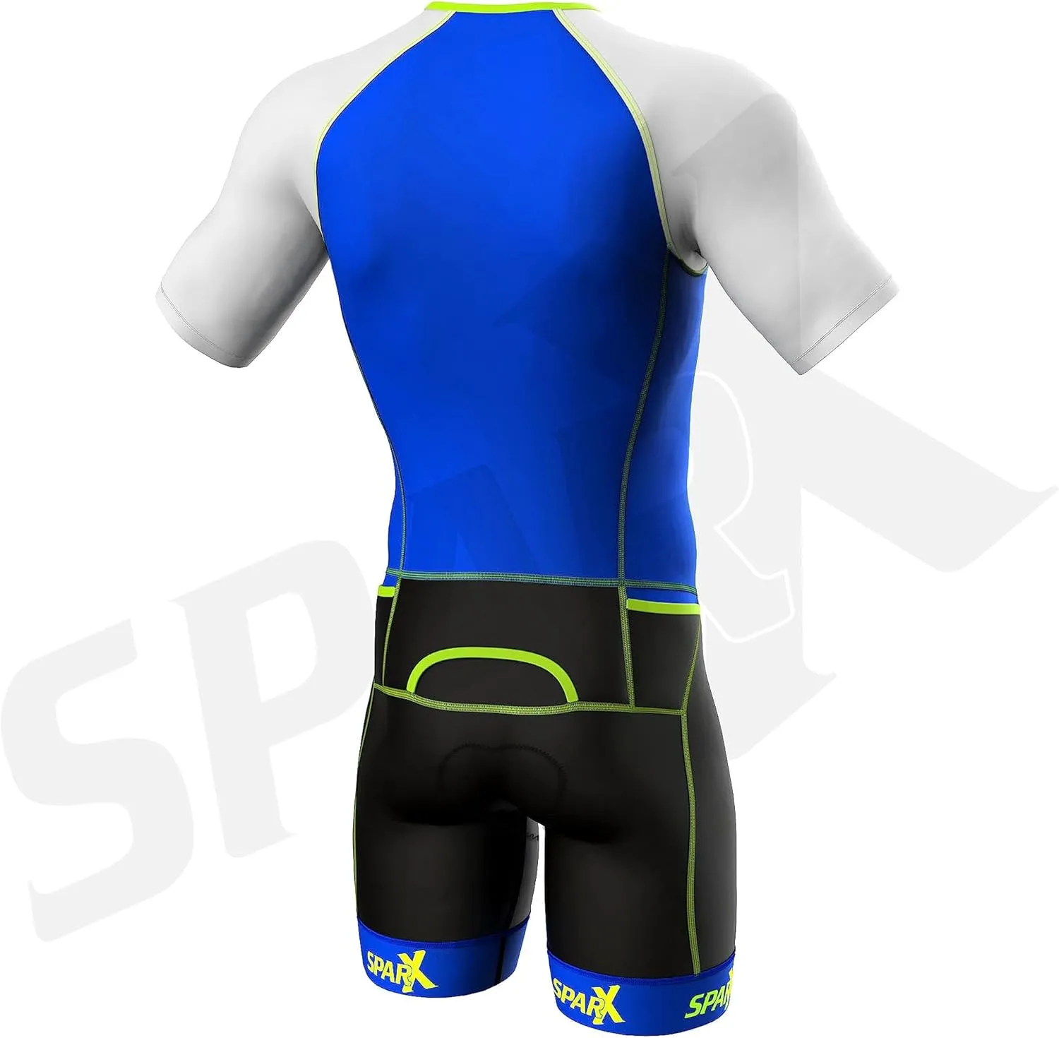 Sparx Mens Elite Aerosuit Triathlon Suit Mens Short Sleeve Tri Suit Skinsuit
