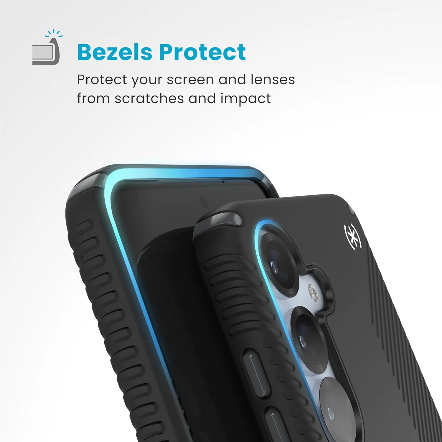 Speck Samsung Galaxy S25 Case - Magnet Case, 13-Foot Drop Protection, No-Slip Grips - Samsung S25 Case Magsafe - Raised Bezel and Enhanced Buttons - Presidio 2 Grip