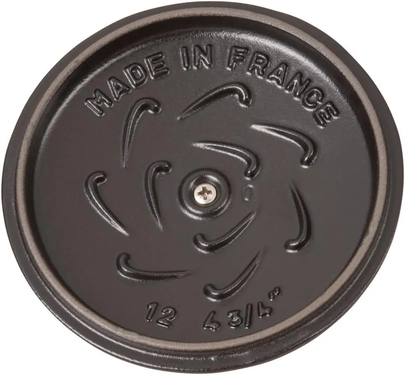 Staub Cast Iron 0.75-qt Petite French Oven - Matte Black, Made in France