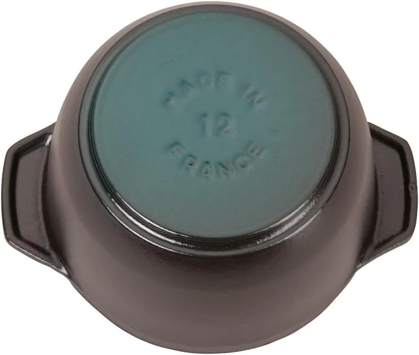 Staub Cast Iron 0.75-qt Petite French Oven - Matte Black, Made in France