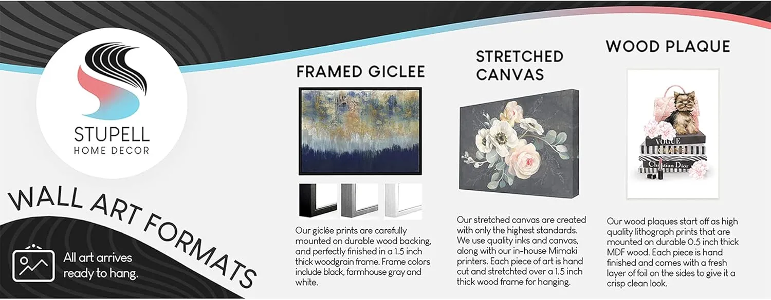 Stupell Industries Black Glam Purse Chic Modern Bookstack, Designed by Amanda Greenwood Framed Wall Art, 24 x 30